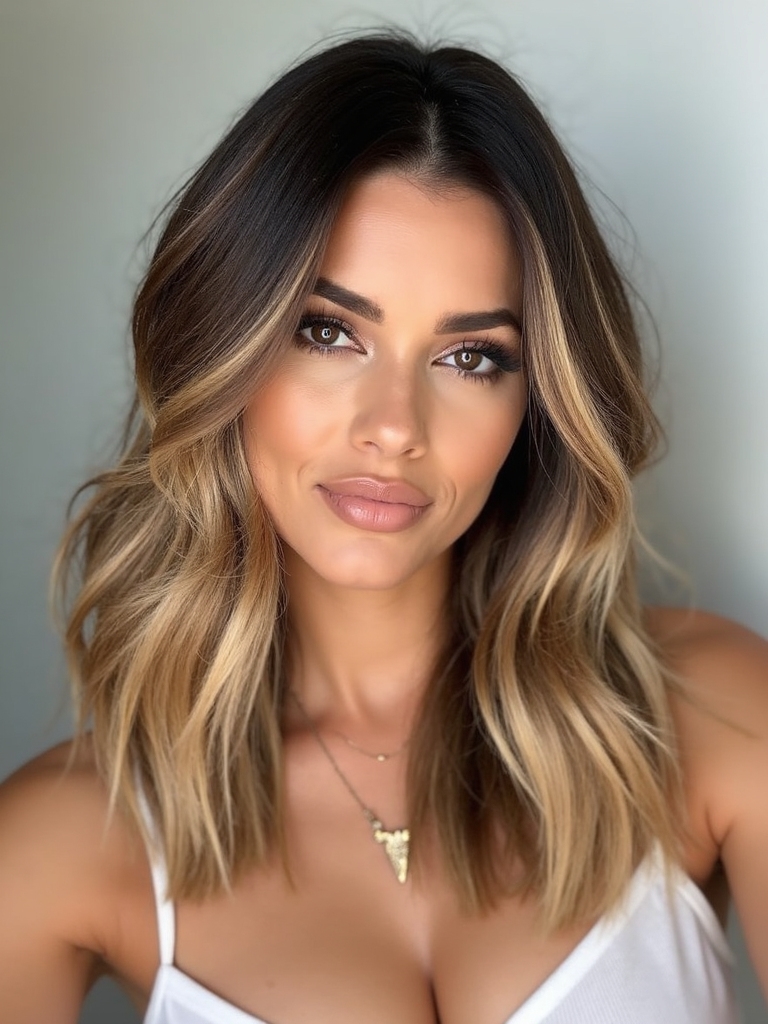 textured choppy layers for thickhair