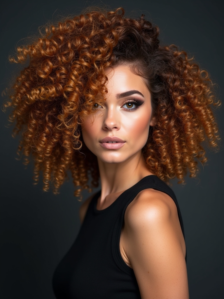 textured layers enhance natural curls
