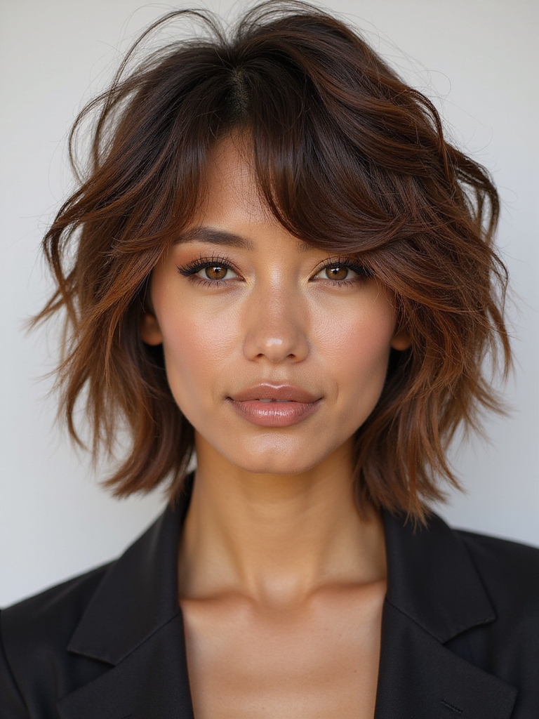 textured modern shag style