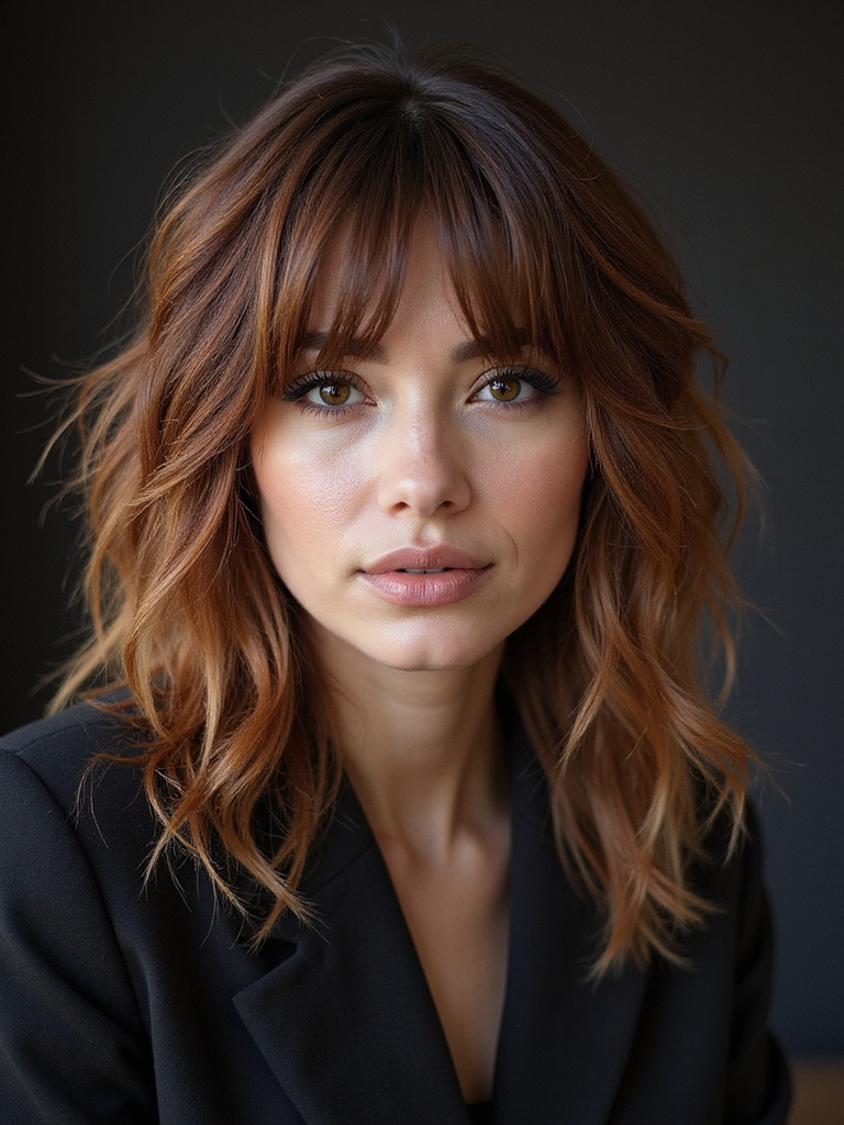 textured undone rock chic layers