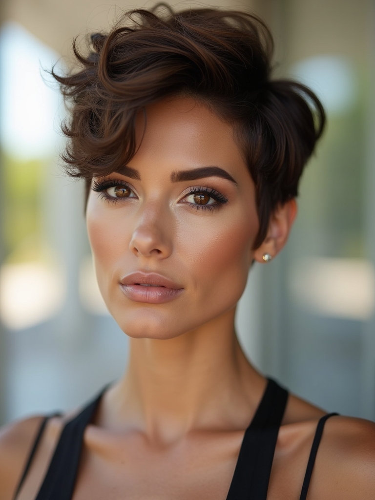 textured wavy pixie variations