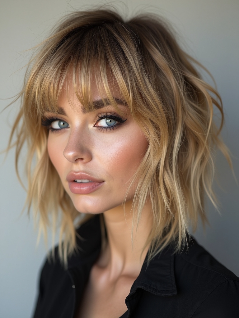 texturized tousled airy movement