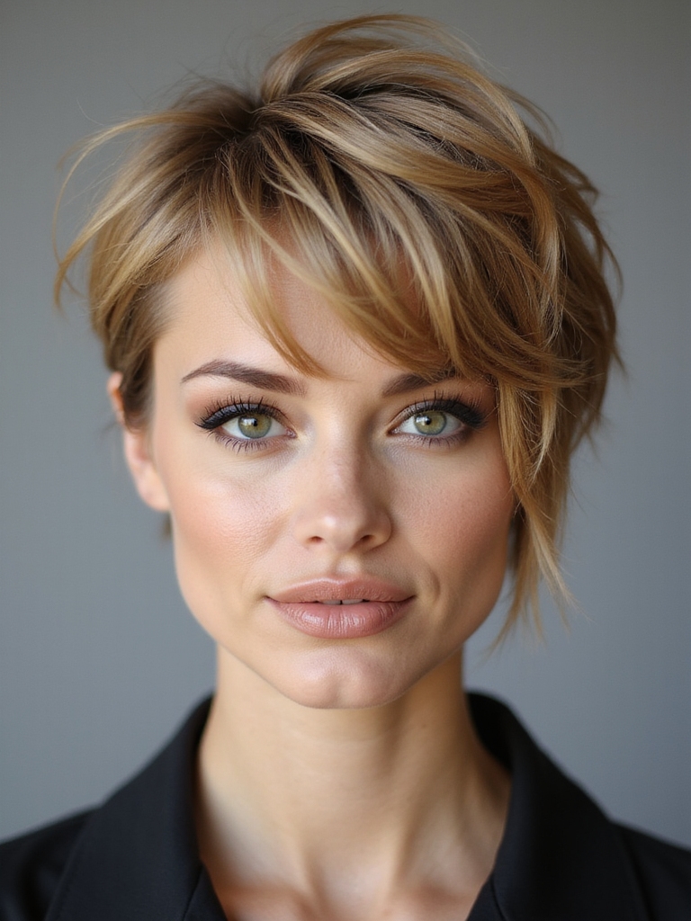 tousled chic with accessories