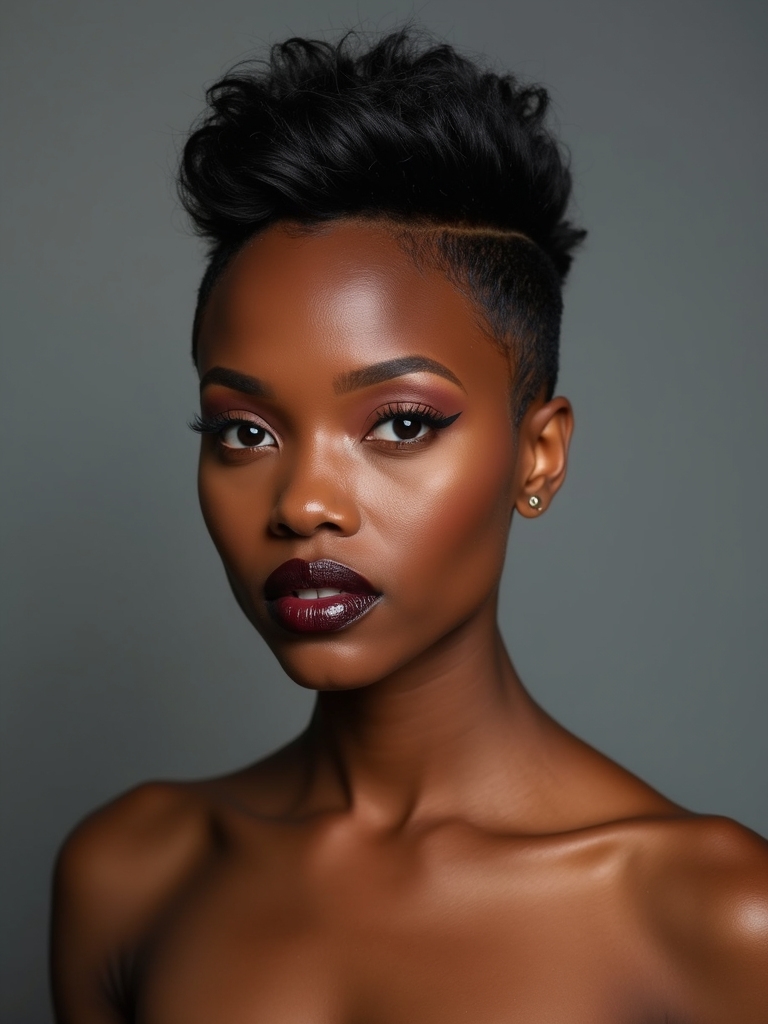 understated sophisticated tapered pixie
