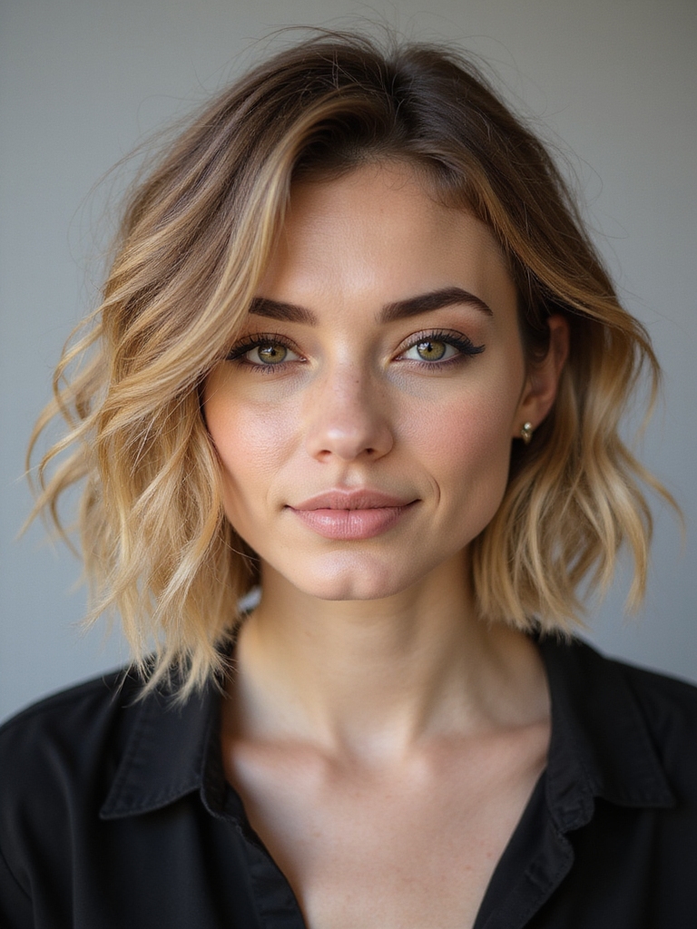 undone textured french bob