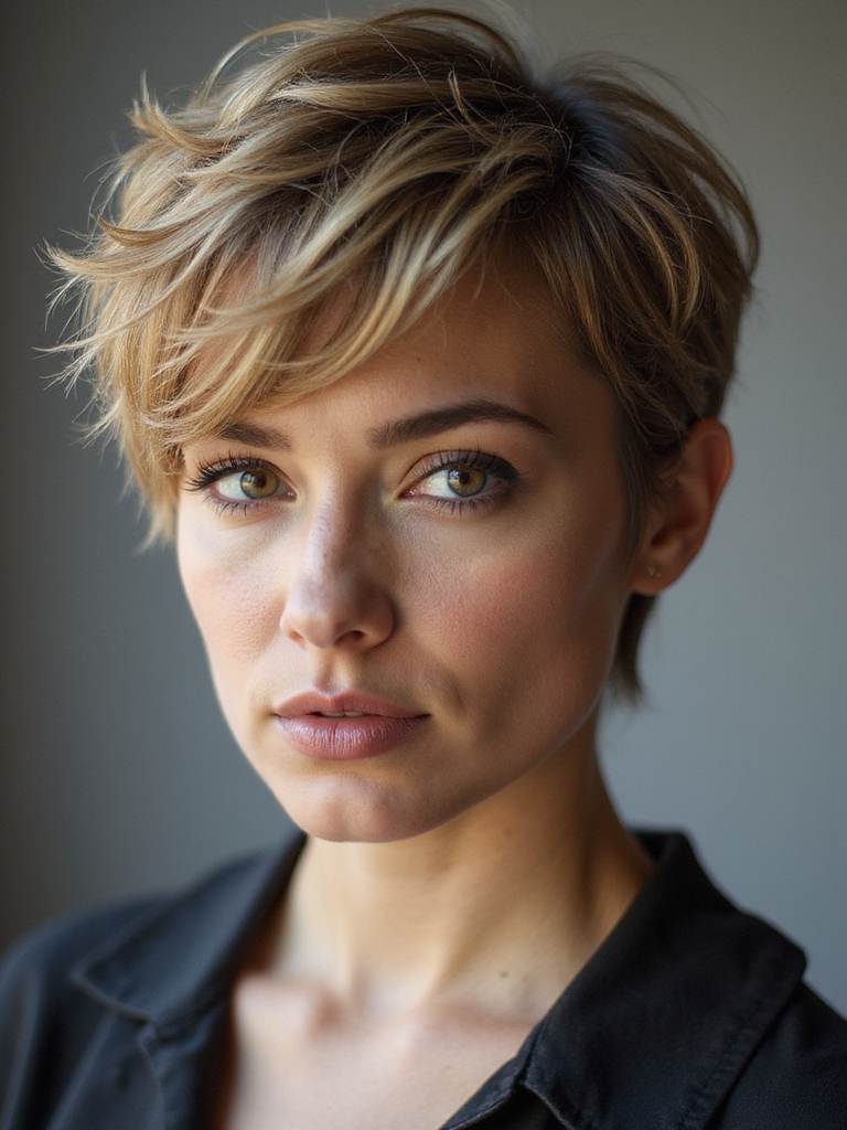 undone textured low maintenance chic