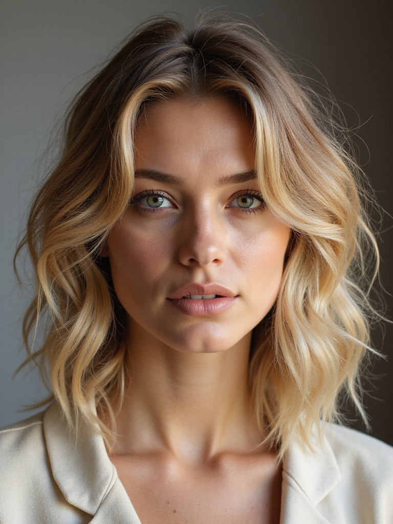 undone textured romantic shag