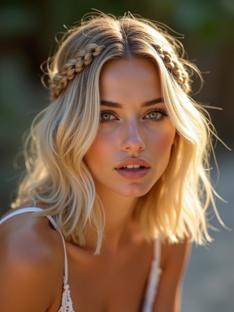 versatile braided bob styling