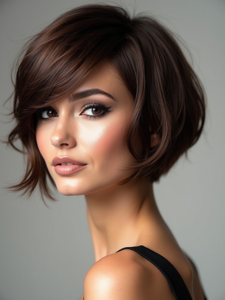 versatile celebrity inspired stacked bobs
