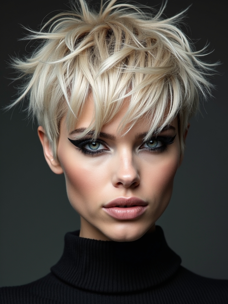 versatile textured pixie shag hybrid