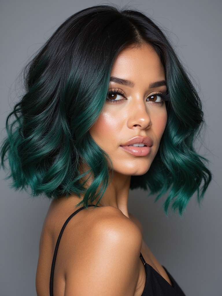 vibrant layered color showcase