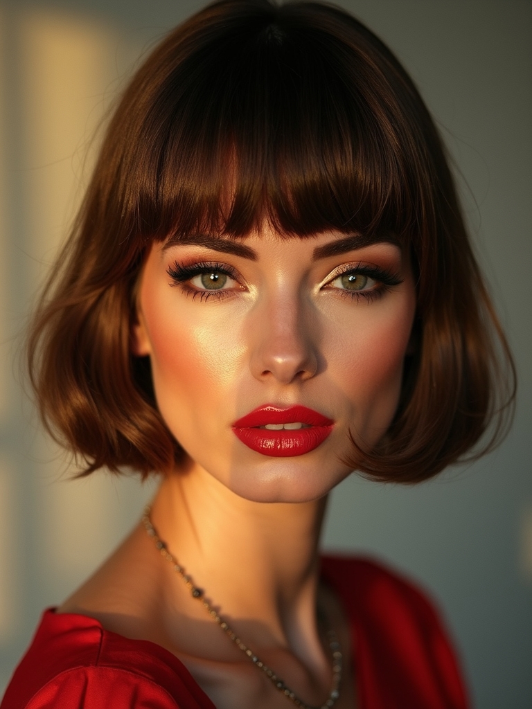 vintage 60s mod bangs revival