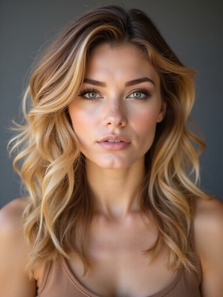 warm low maintenance honey blonde