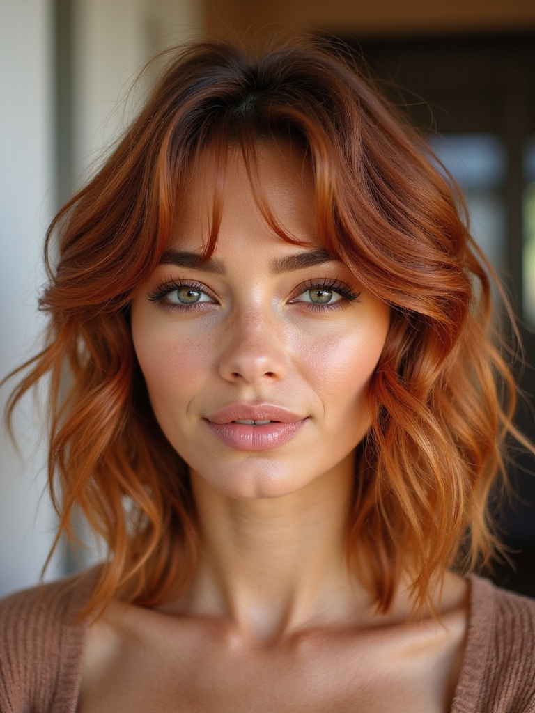 warm multidimensional hair color