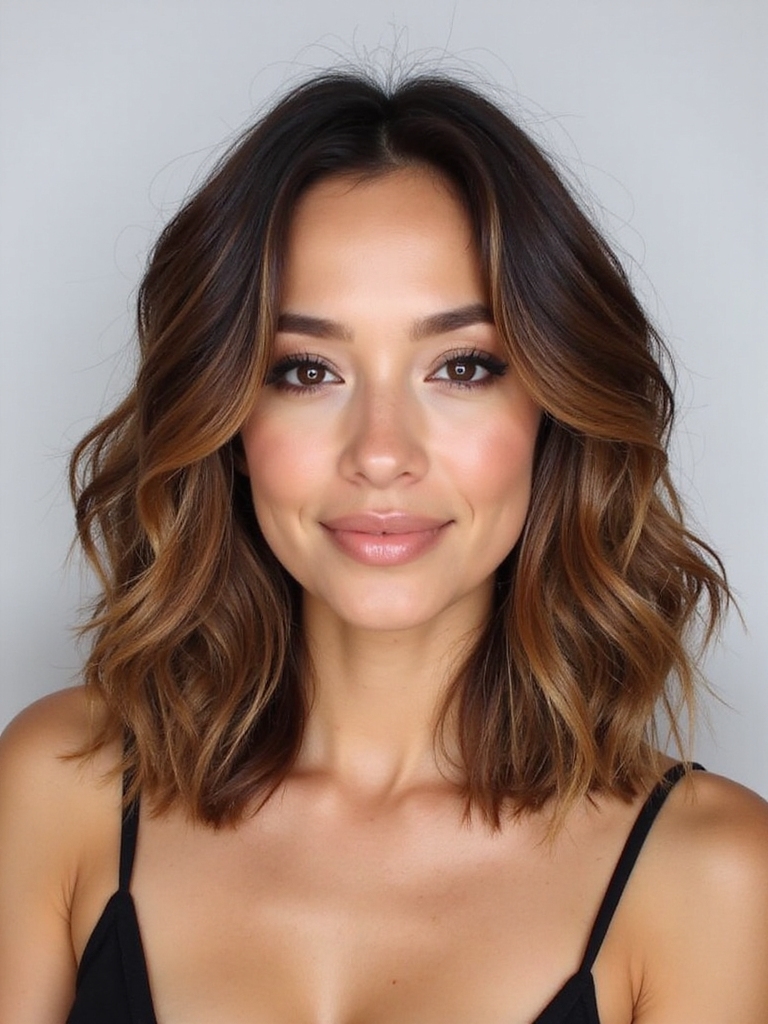 wavy hair enhances shag