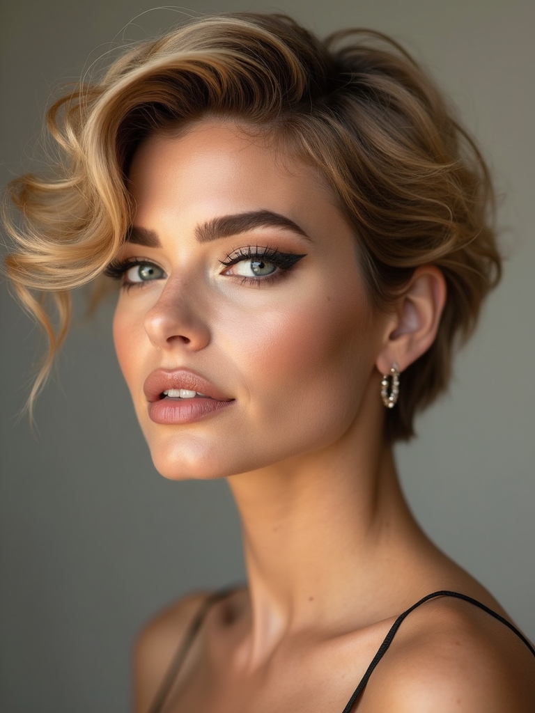 wavy long pixie versatility