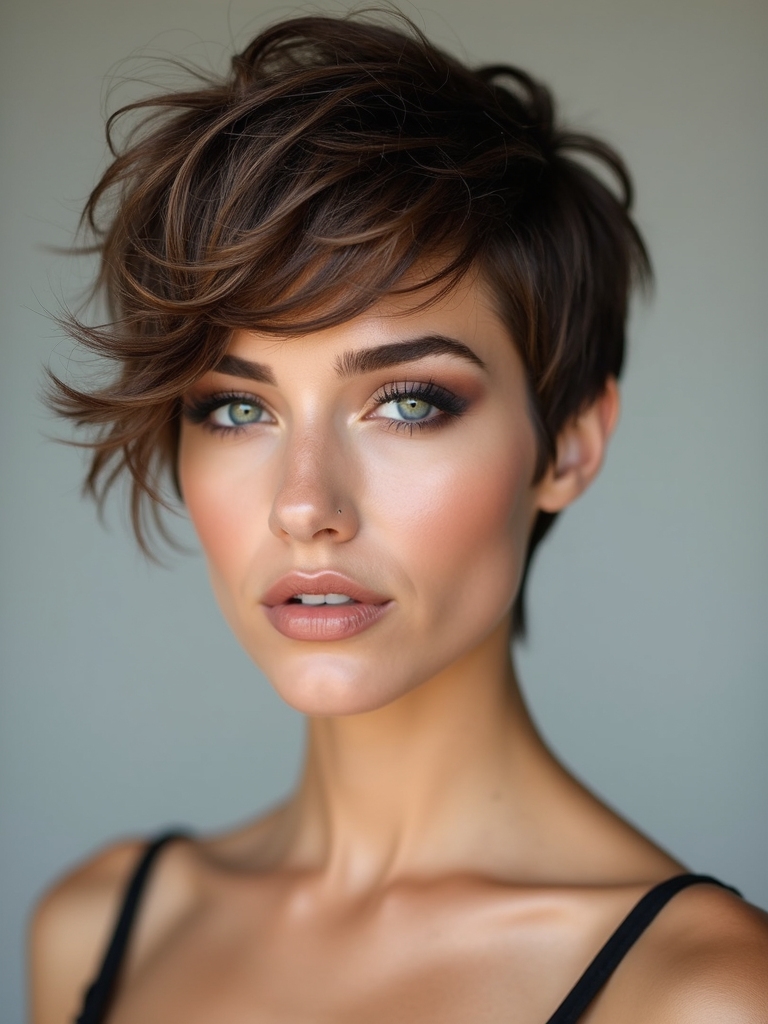 wavy pixie styling versatility