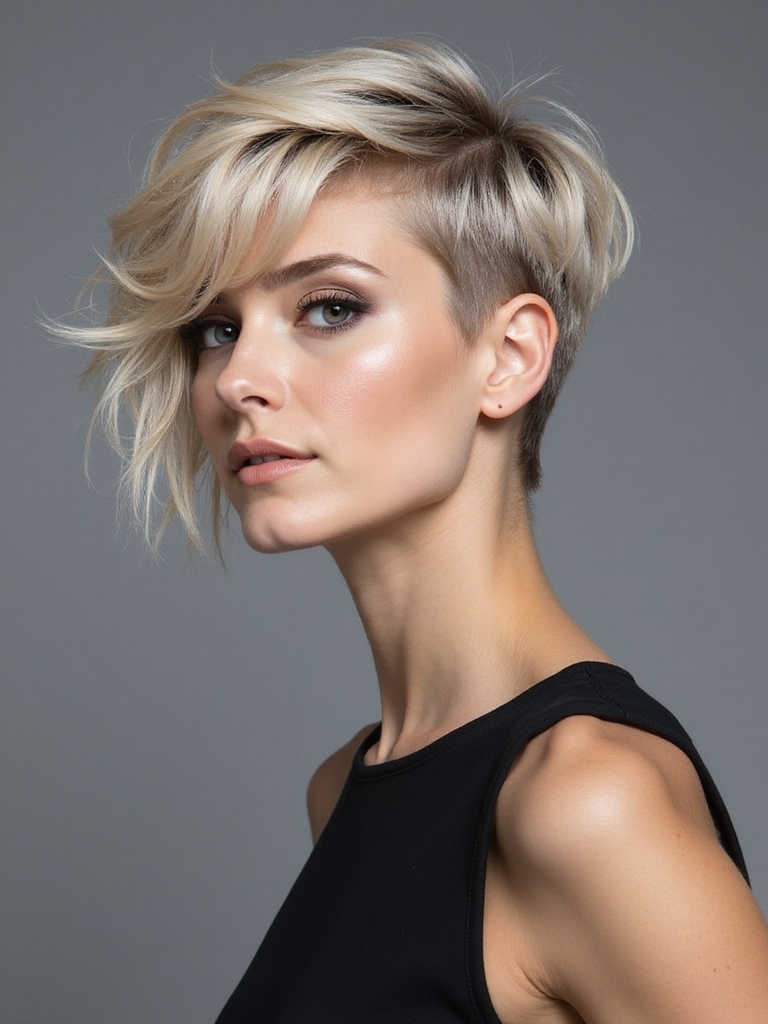 wispy textured piecey bangs