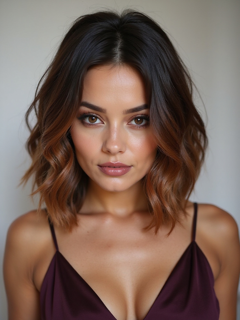angled bob flatters face shape