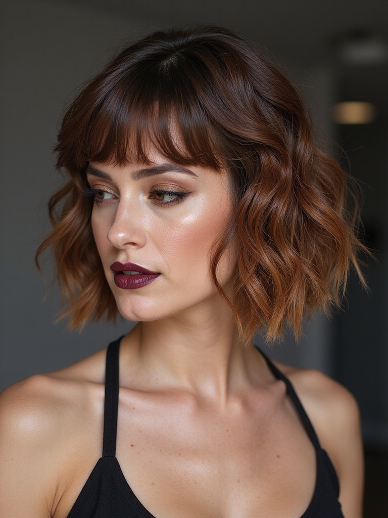 asymmetrical inverted bob undercut