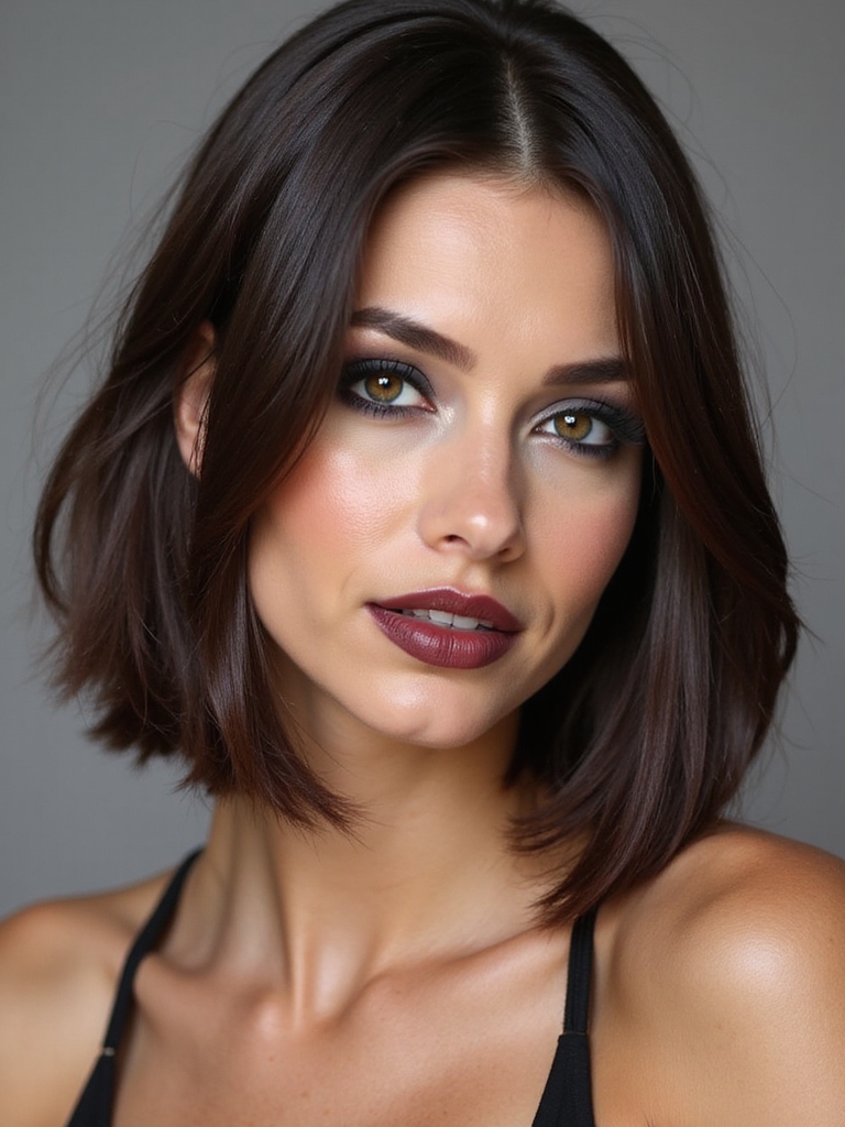 asymmetrical sultry sculpted bob