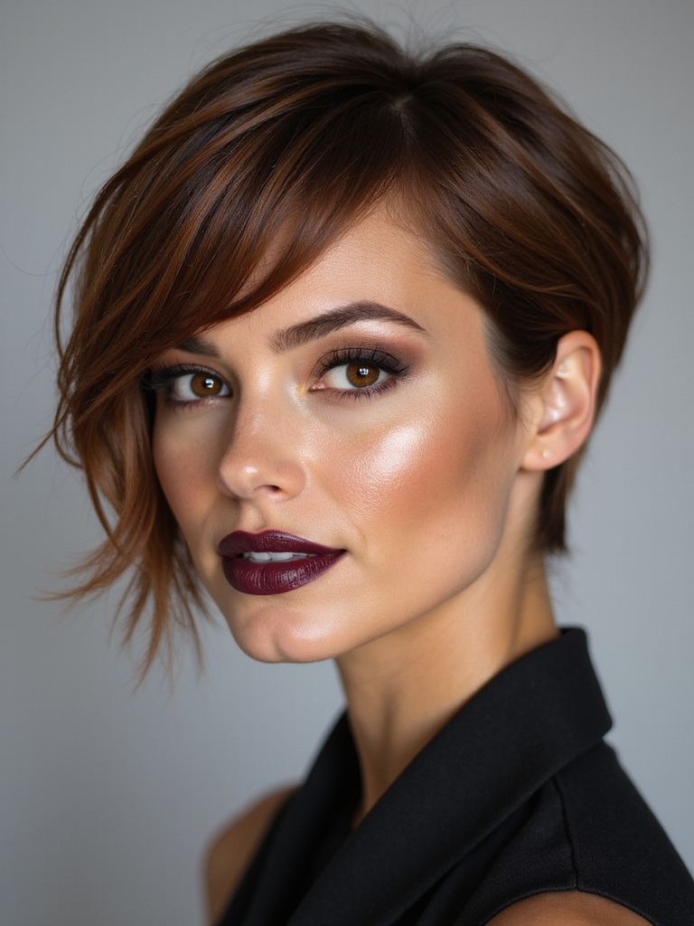 backcomb smooth spray shape