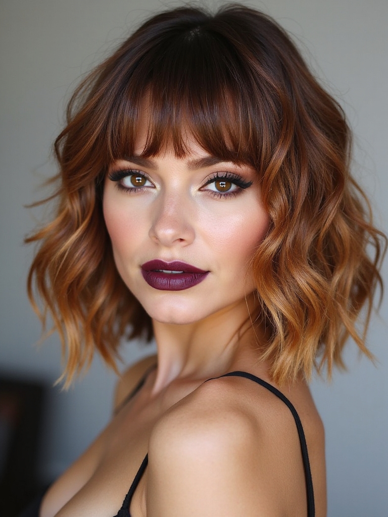 beachy wavy medium bob