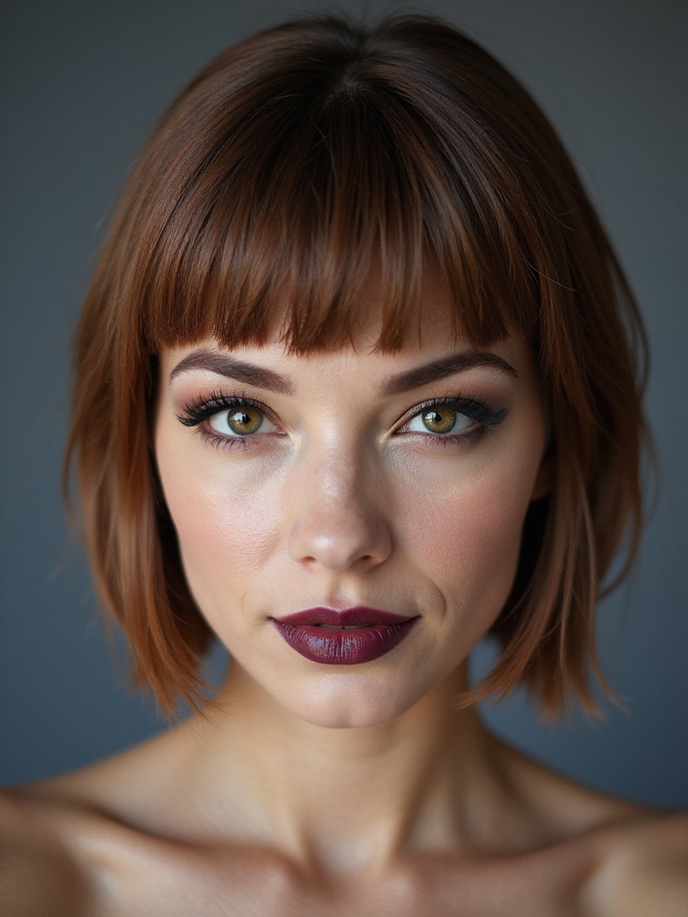 bold blunt pixie confidence