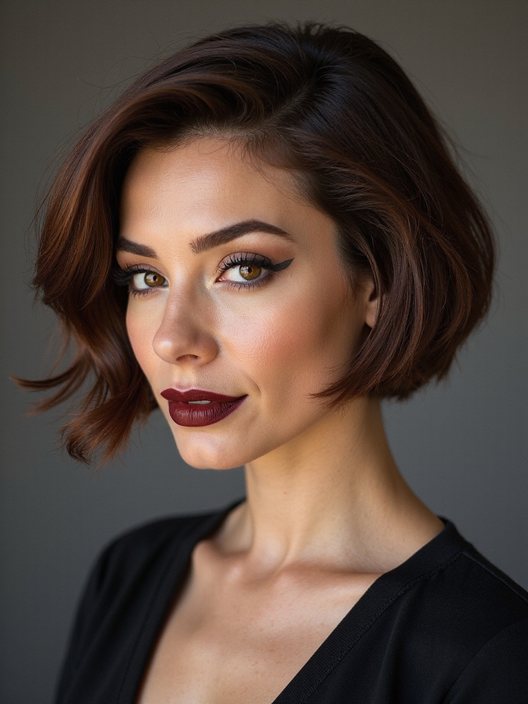 bold effortless textured volume bob