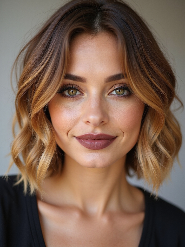 bold tousled chic bob