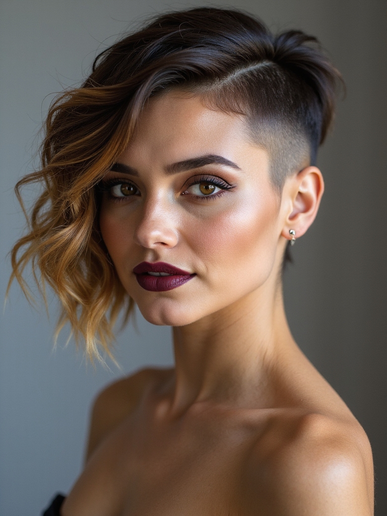 bold undercut with movement
