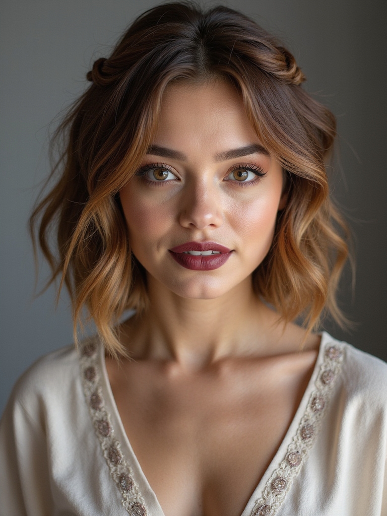 braided hairline softens bob