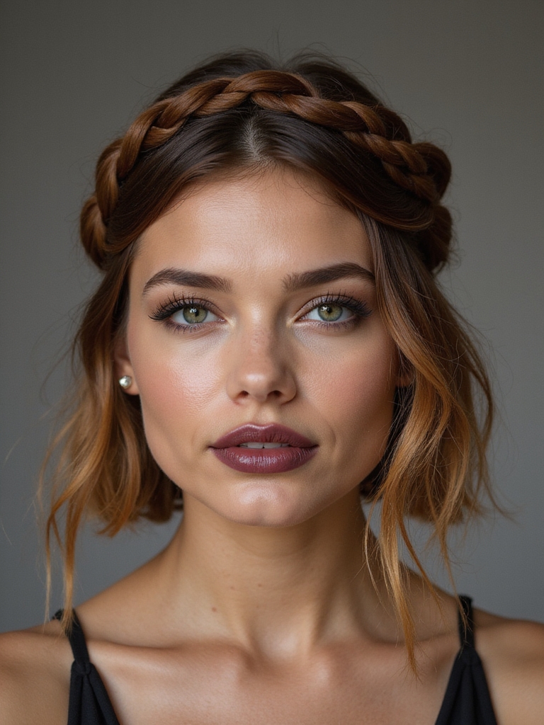 braided side twist headband