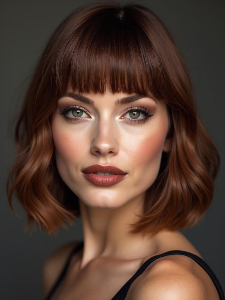 chic lob with undercut