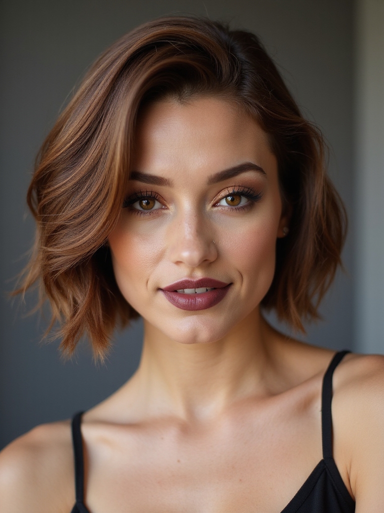 chin length bob polished effortless silhouette