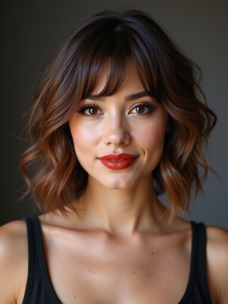 choppy celebrity inspired bob styles