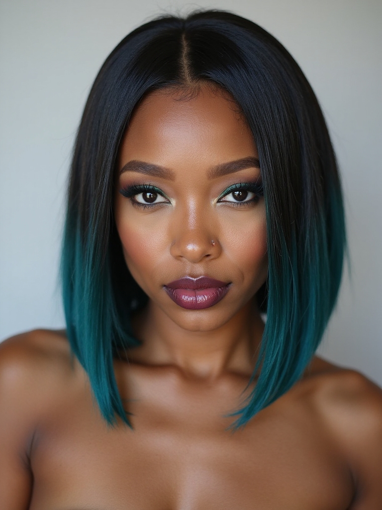 colored tipped loc bob