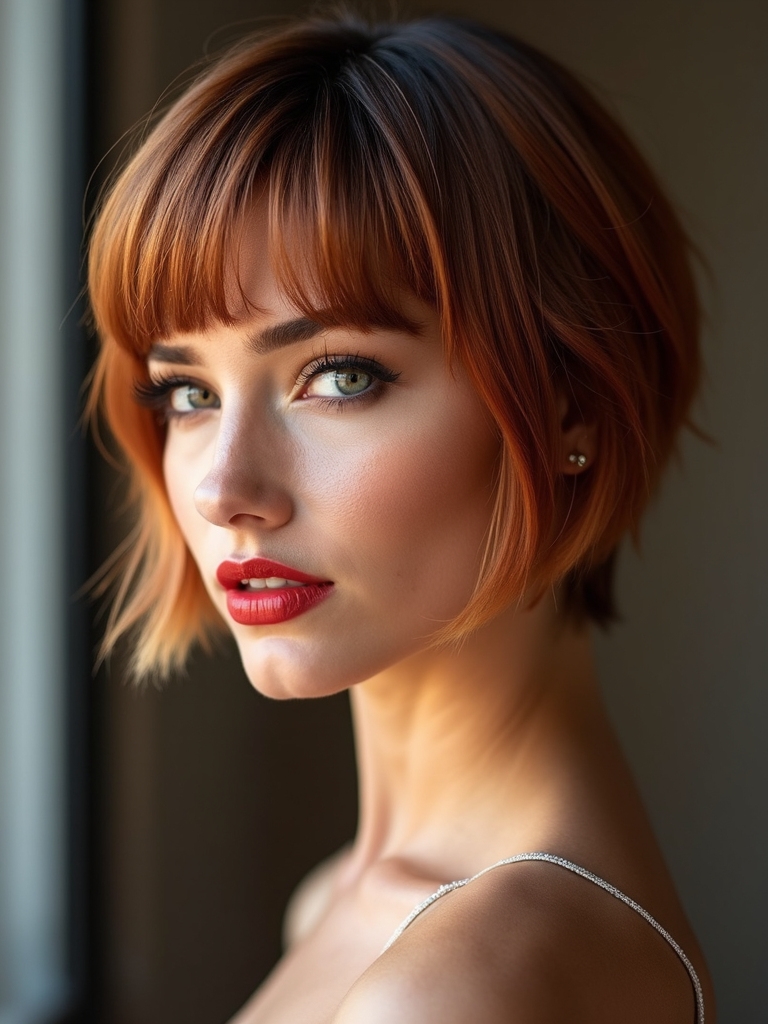 colorful dimension for bangs