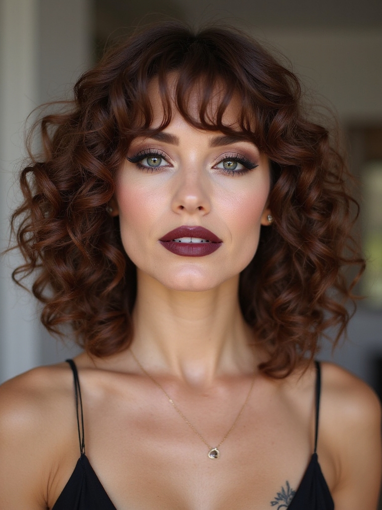 curly french bob styling tips