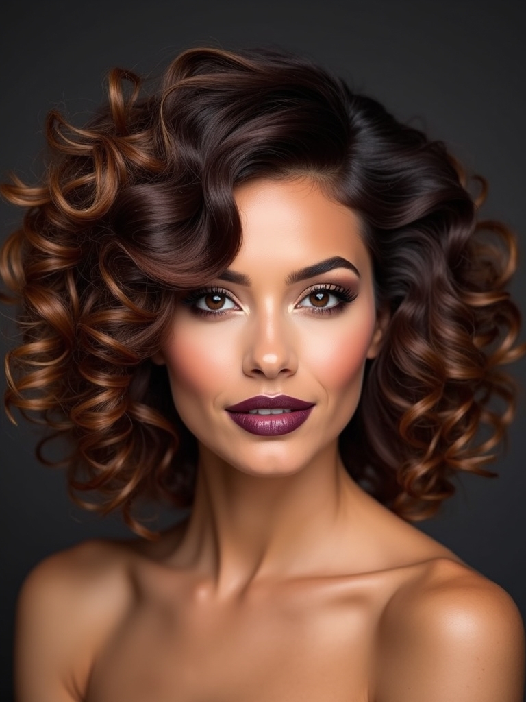 curly shag enhances natural texture