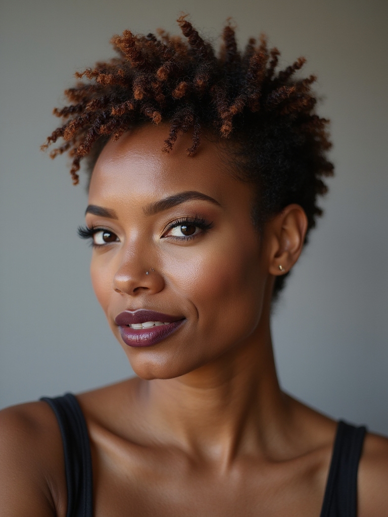 curly shag pixie vibes