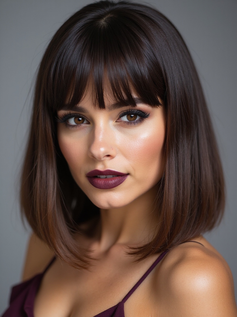 curtain fringe lob chic