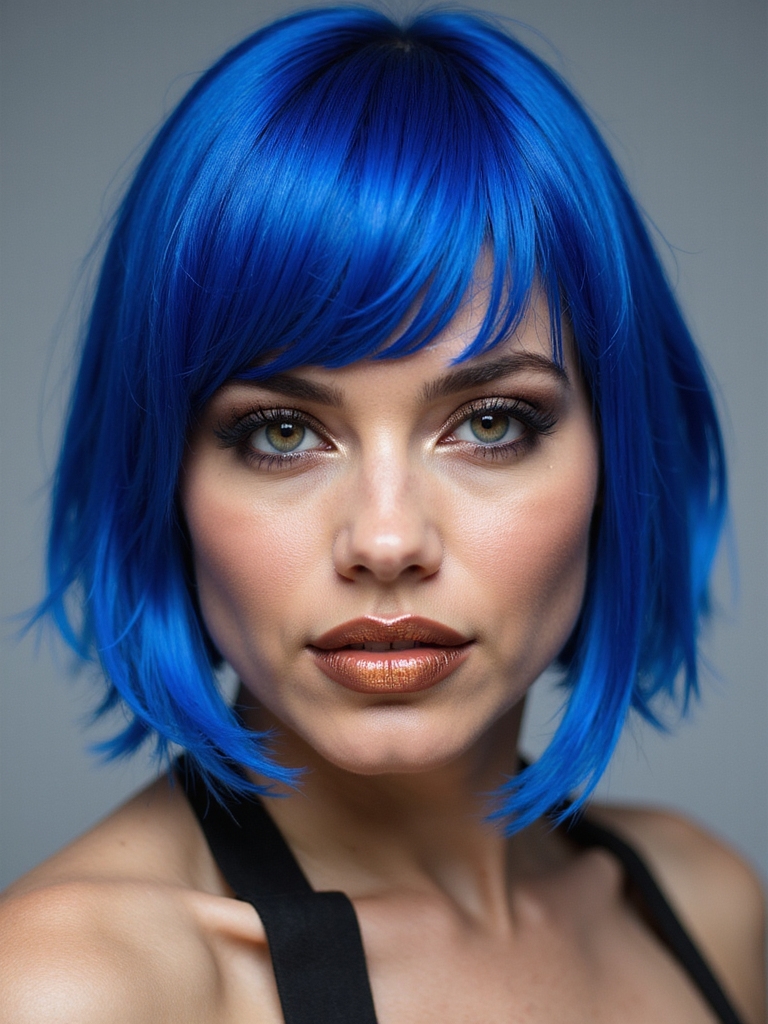 daring vivid bob color