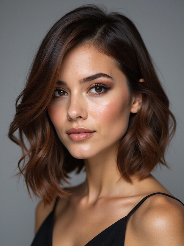 deep side polished inverted bob