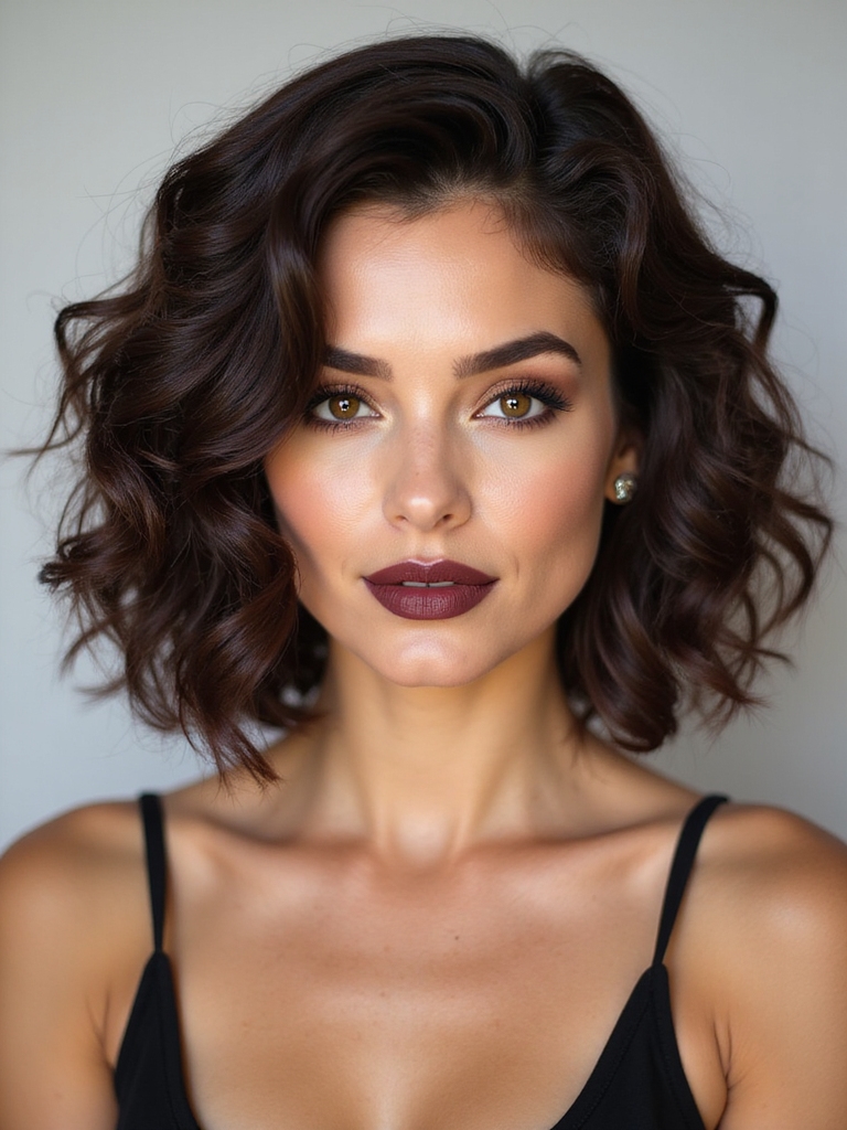 defined layered curl shaping