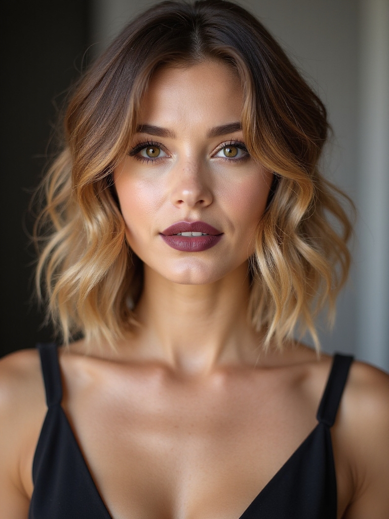 dreamy soft wavy bob