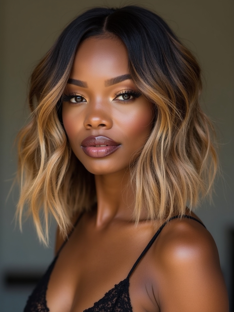 effortless airy touchable knotless bob