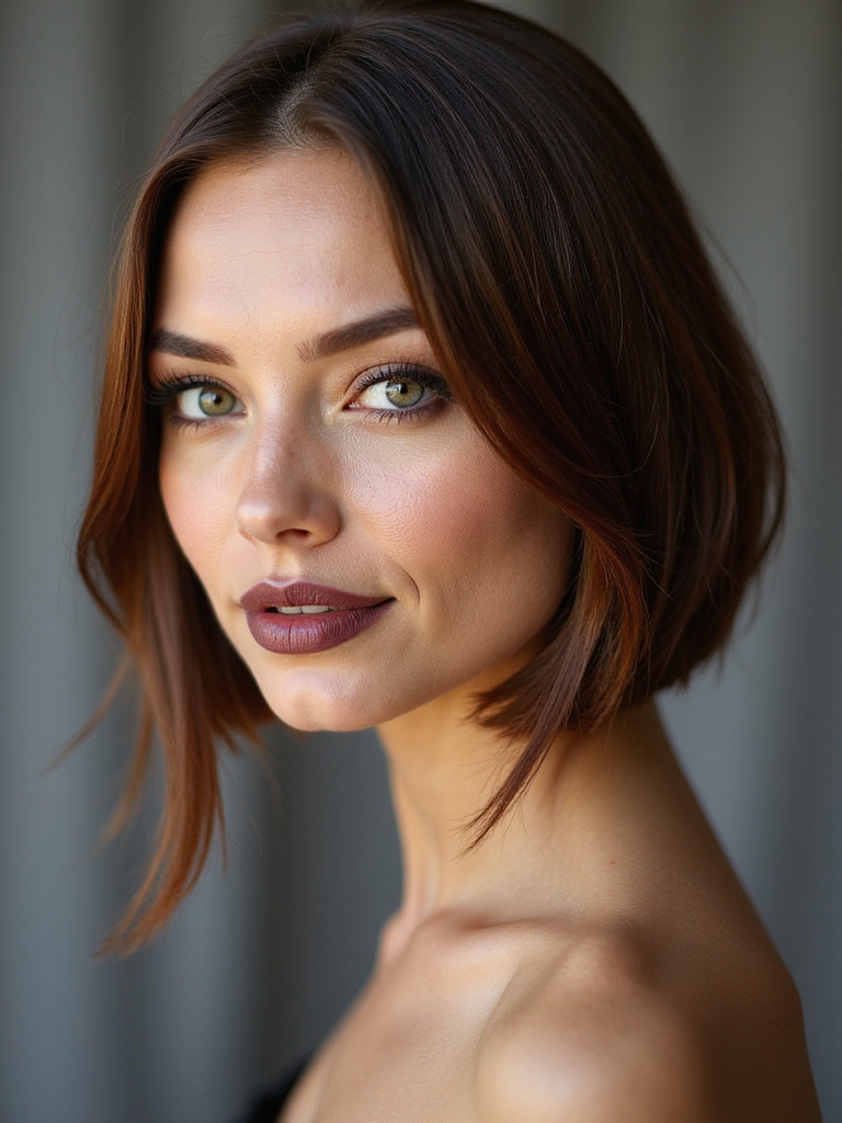 effortless face framing side part