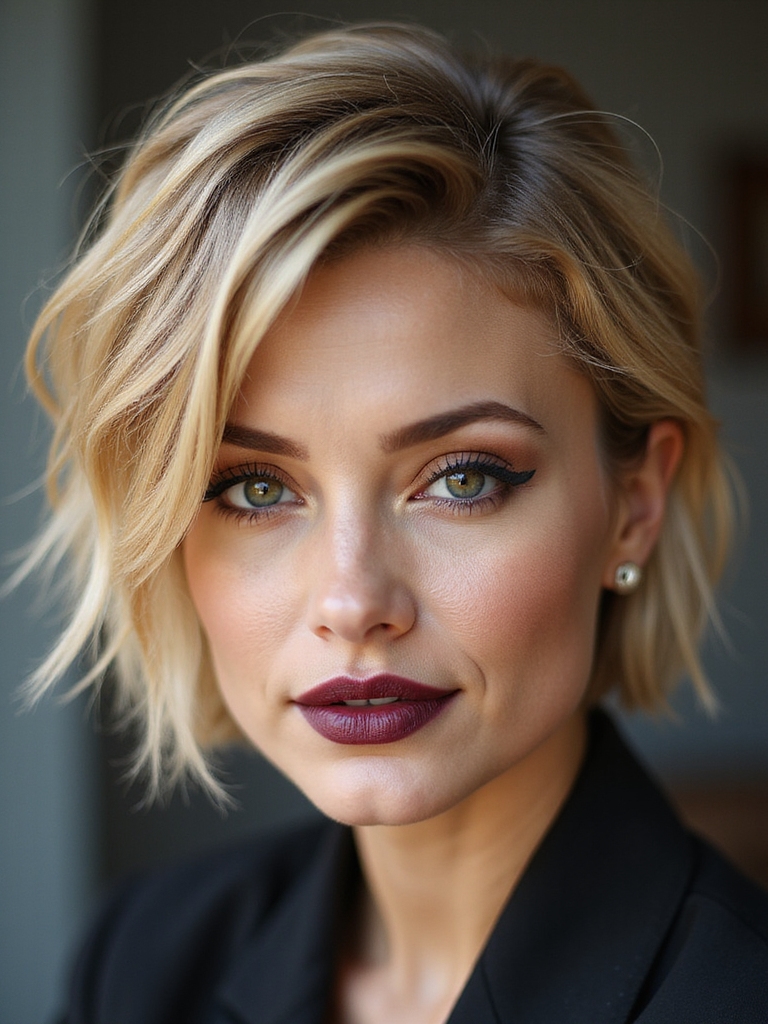 effortless feathered pixie bob