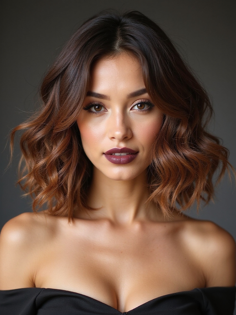 effortless sun kissed tousled bob